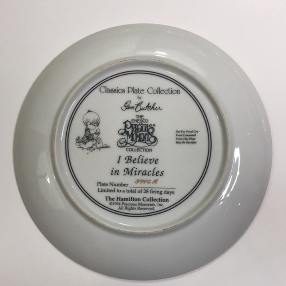 90s PRECIOUS MOMENTS Classics Plate Collection Lot - Picture 11 of 11